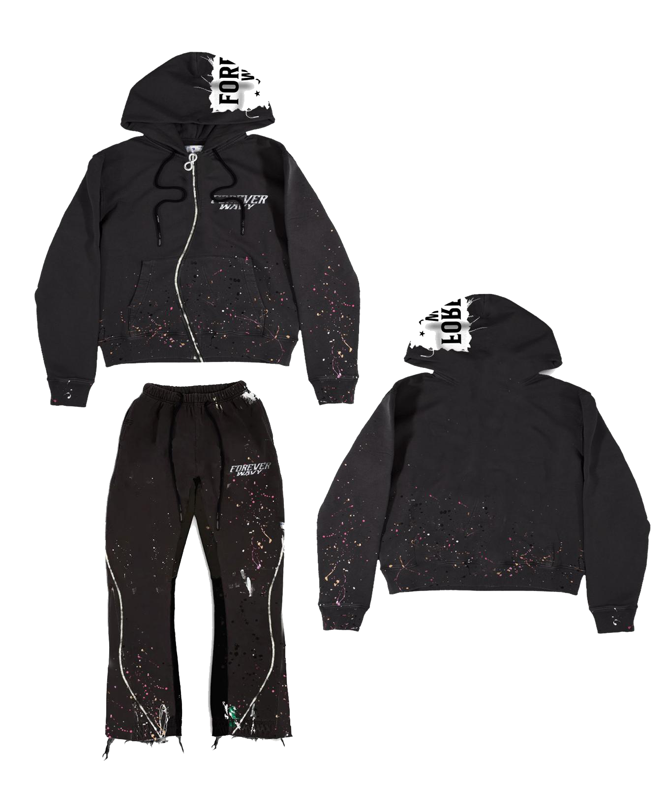 Forever Wavy Zipper Set